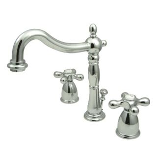 8-1//2 Inch in Spout Reach Brushed Brass Kingston Brass KS3247BL Vintage Bathroom Faucet