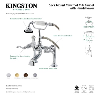 A thumbnail of the Kingston Brass AE103TFL Alternate Image