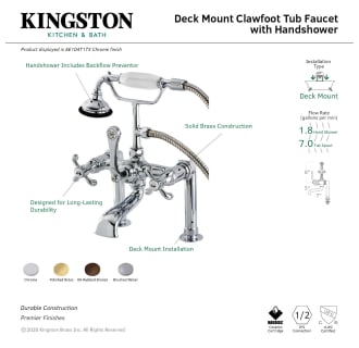 A thumbnail of the Kingston Brass AE103TTX Alternate Image