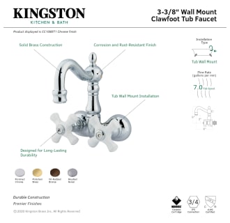 A thumbnail of the Kingston Brass CC1079T Alternate Image