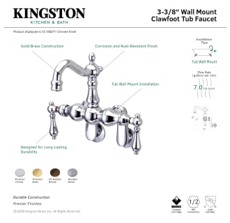 A thumbnail of the Kingston Brass CC1081T Alternate Image