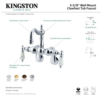 A thumbnail of the Kingston Brass CC1083T Alternate Image