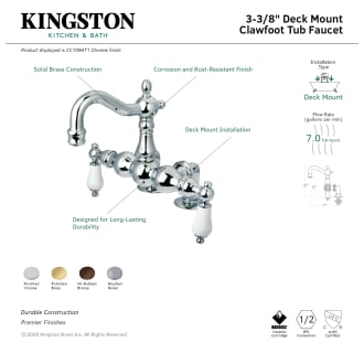 A thumbnail of the Kingston Brass CC1093T Alternate Image