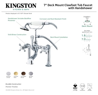 A thumbnail of the Kingston Brass CC109T Alternate Image