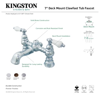 A thumbnail of the Kingston Brass CC1130T Alternate Image