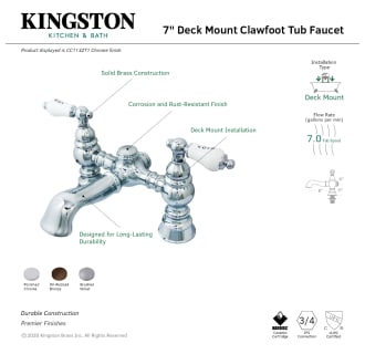 A thumbnail of the Kingston Brass CC1132T Alternate Image