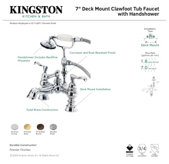 A thumbnail of the Kingston Brass CC1152T Alternate Image