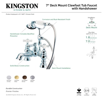 A thumbnail of the Kingston Brass CC1160T Alternate Image