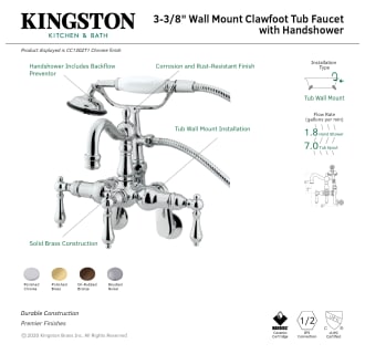 A thumbnail of the Kingston Brass CC1301T Alternate Image