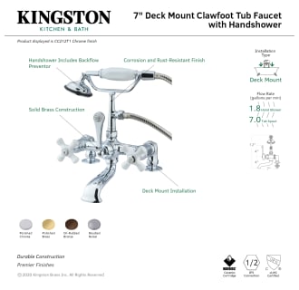 A thumbnail of the Kingston Brass CC211T Alternate Image
