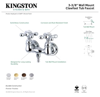 A thumbnail of the Kingston Brass CC37T Alternate Image