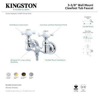 A thumbnail of the Kingston Brass CC40T Alternate Image