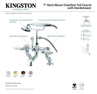 A thumbnail of the Kingston Brass CC413T Alternate Image