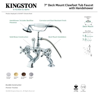 A thumbnail of the Kingston Brass CC415T Alternate Image