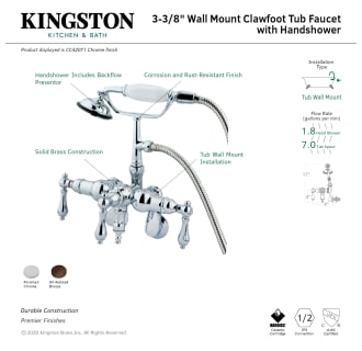 A thumbnail of the Kingston Brass CC419T Alternate Image