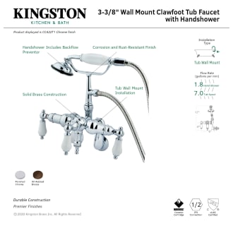 A thumbnail of the Kingston Brass CC421T Alternate Image