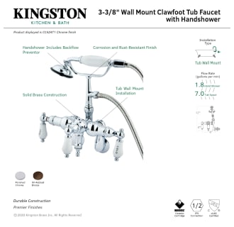 A thumbnail of the Kingston Brass CC423T Alternate Image