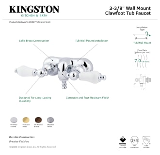A thumbnail of the Kingston Brass CC45T Alternate Image