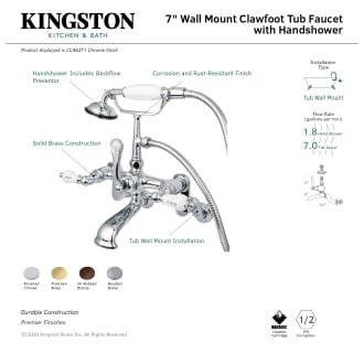 A thumbnail of the Kingston Brass CC461T Alternate Image