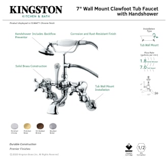 A thumbnail of the Kingston Brass CC463T Alternate Image