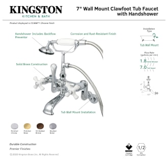 A thumbnail of the Kingston Brass CC465T Alternate Image