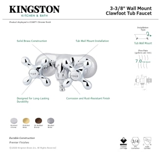 A thumbnail of the Kingston Brass CC47T Alternate Image