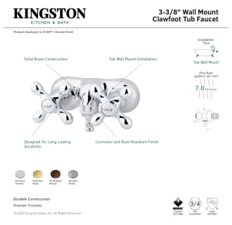 A thumbnail of the Kingston Brass CC48T Alternate Image