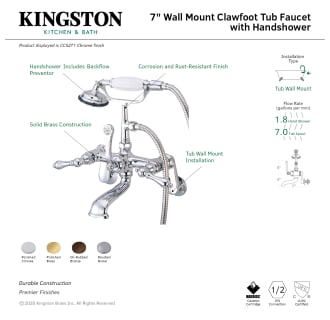 A thumbnail of the Kingston Brass CC51T Alternate Image