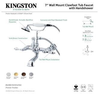 A thumbnail of the Kingston Brass CC541T Alternate Image