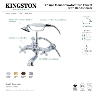 A thumbnail of the Kingston Brass CC549T Alternate Image