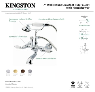 A thumbnail of the Kingston Brass CC553T Alternate Image