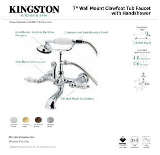 A thumbnail of the Kingston Brass CC556T Alternate Image