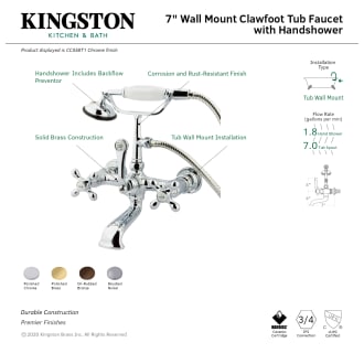 A thumbnail of the Kingston Brass CC557T Alternate Image