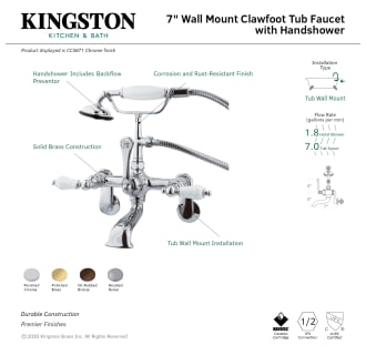 A thumbnail of the Kingston Brass CC55T Alternate Image