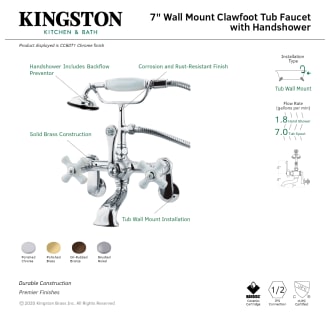 A thumbnail of the Kingston Brass CC59T Alternate Image
