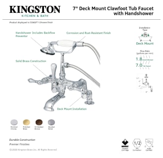 A thumbnail of the Kingston Brass CC651T Alternate Image