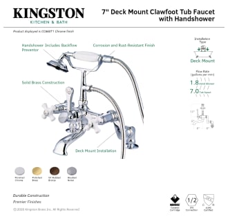 A thumbnail of the Kingston Brass CC659T Alternate Image