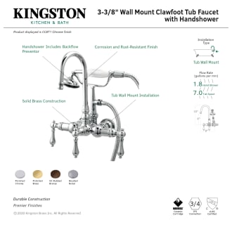 A thumbnail of the Kingston Brass CC7T Alternate Image