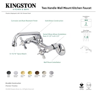 A thumbnail of the Kingston Brass KS113 Alternate Image