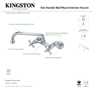 A thumbnail of the Kingston Brass KS200M Alternate Image