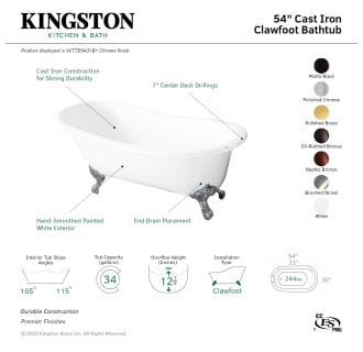 A thumbnail of the Kingston Brass VCT7D5431B Alternate Image