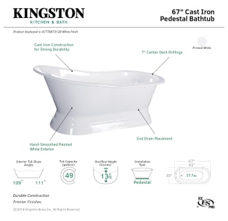 A thumbnail of the Kingston Brass VCT7D673128 Alternate Image