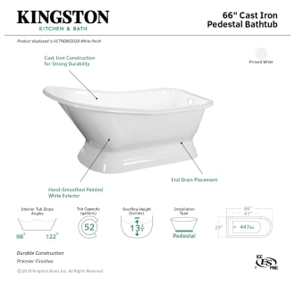 A thumbnail of the Kingston Brass VCTND663028 Alternate Image