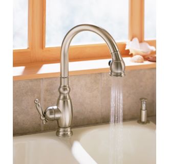 Kohler K-690-BN Brushed Nickel Vinnata Single-Hole or Three-Hole ...