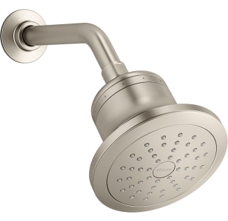 KOHLER Cinq 1-Spray Patterns With 2.5 GPM 5.5 In. Wall Mount Fixed Shower Head With Filter In Matte Black 33631-Y-BL - The Home Depot