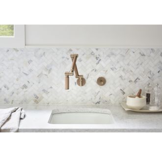 Kohler K-6228-C11-CP Polished Chrome Wall Mount Kitchen Faucet from ...