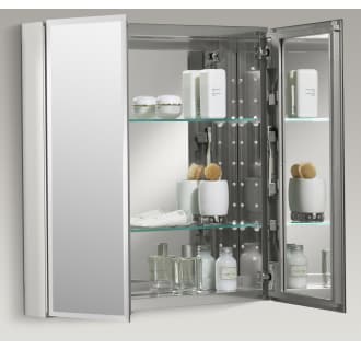 kohler cabinet hinge medicine cb mirrored frameless reversible double door close