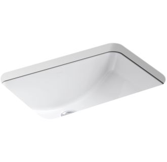 Kohler K-2214-0 White Ladena 20-7/8" x 14-3/8" x 8-1/8 ...