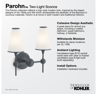 A thumbnail of the Kohler Lighting 27860-SC02 Kohler Parohn 2 Light Sconce