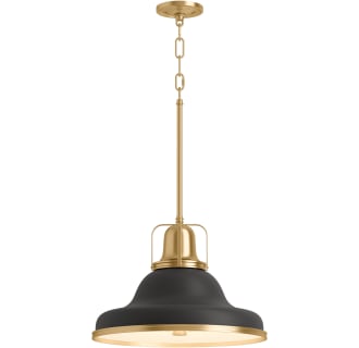 A thumbnail of the Kohler Lighting 32290-PE03 32290-PE03 in Matte Black / Brushed Modern Brass - Light On